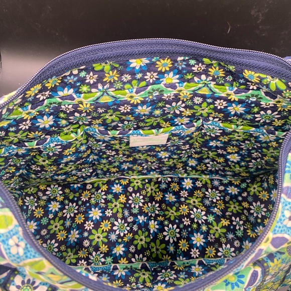 Vera Bradley Floral Geometric Shoulder Bag - Picture 9 of 11